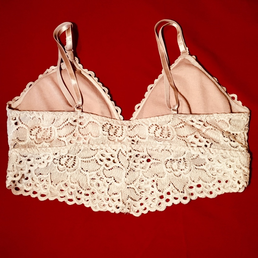 Pink Lace Bralette - Picture 3 of 3